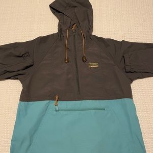LL Bean Womens Anorak Jacket Windbreaker